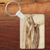 Greek Philosopher with Human Skull by Michelangelo Schlüsselanhänger (Vorderseite)