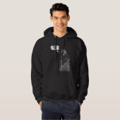 Greek Psi Statue Thought Bubble Expressing Thought Hoodie (Vorne ganz)