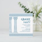 Greek Retirement Party in blue (Stehend Vorderseite)