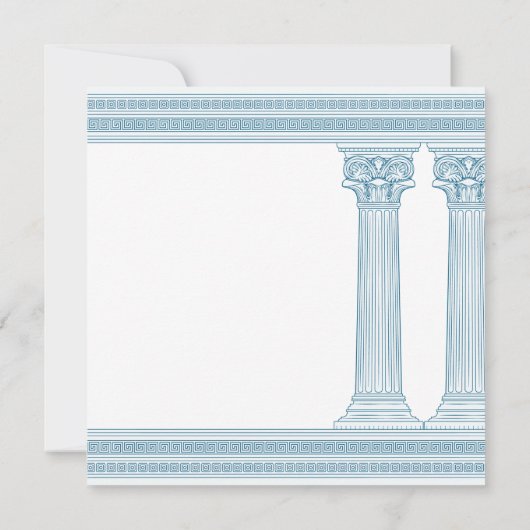 Greek Retirement Party in blue (Rückseite)