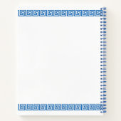 Greek Yiayia Greek Grandmother Recipe Notizblock (Rückseite)