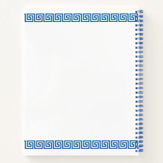 Greek Yiayia Greek Grandmother Recipe Notizblock (Rückseite)