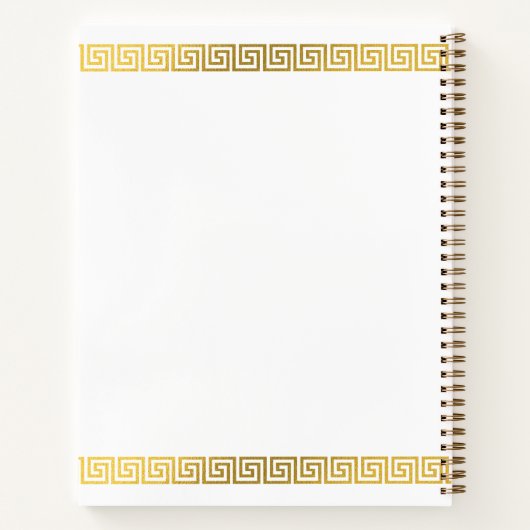 Greek Yiayia Greek Grandmother Recipe Notizblock (Rückseite)