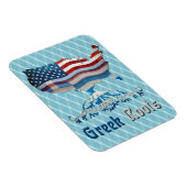 Greeks Roots American Map Flexi Magnet (Rechte Seite)
