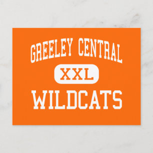 Greeley Central - Wildkatzen - hoch - Greeley Postkarte