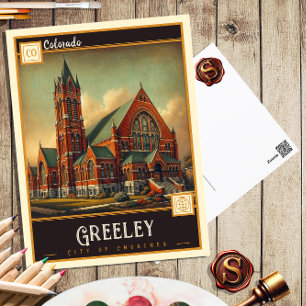 Greeley, Colorado Antike Postkarte
