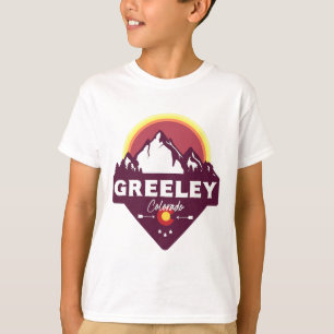Greeley Colorado Co Rocky Mountains Wandern Skifah T-Shirt