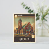 Greeley, Colorado | Vintage Postkarte (Stehend Vorderseite)