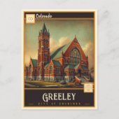 Greeley, Colorado | Vintage Postkarte (Vorderseite)