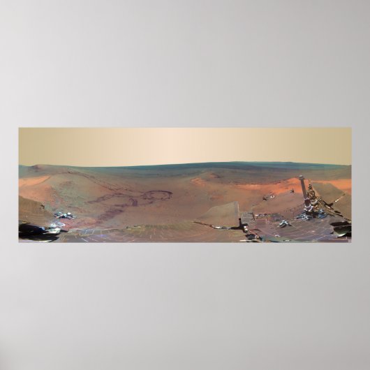 Greeley Haven Panorama Mars Rover Chance Poster (Vorne)