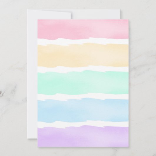 Green 1. Geburtstag Donut Party Einladung (Rückseite)