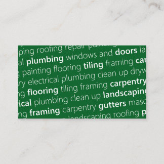 GREEN #1 Noticed, Get Work! Visitenkarte