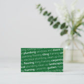GREEN #1 Noticed, Get Work! Visitenkarte (Stehend Vorderseite)
