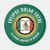 Green 2024 INSGESAMT SOLAR ECLIPSE Mexiko