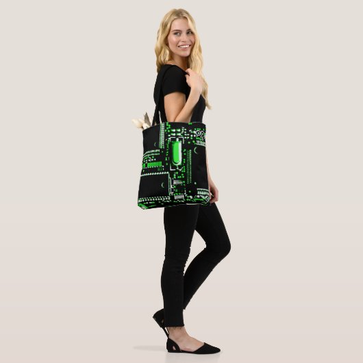 Green 2 für den gesamten Totbeutel Tasche (Am Model)