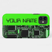Green 2 "Name" iPhone Gehäuseseite grün Case-Mate iPhone Hülle (Rückseite (Horizontal))