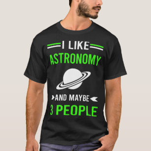 Green 3 People Astronomie T-Shirt