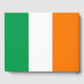 Green 4 Leaf Kleeblatt Skull mit Hut Gästebuch (Rückseite)