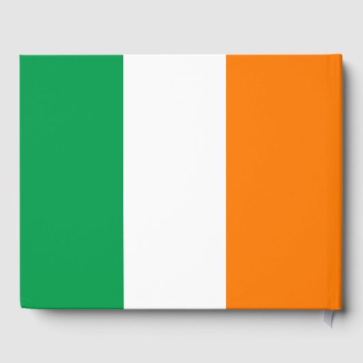 Green 4 Leaf Kleeblatt Skull mit Hut Gästebuch (Rückseite)