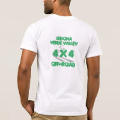 Green 4x4 Sedona Verde Valley Off-Road T-Shirt (Rückseite)