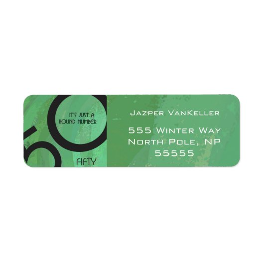 Green 50 Decade Geburtstag (Vorne)