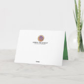 Green 50 Decade Geburtstag Karte (Rückseite)