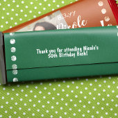 Green 50. Geburtstag Schokolade Candy Wrapper Flyer