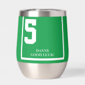 Green 5 Personalisiert Derby Race (Rückseite)