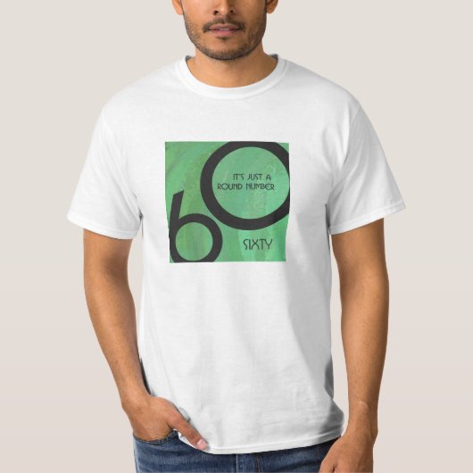 Green 60 Decade Geburtstag T-Shirt (Vorderseite)