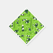 Green Abschluss Glückwünsche Serviette (Ecke)