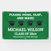 Green Abschluss Herzlichen Glückwunsch Graduate Pa Banner (Horizontal)