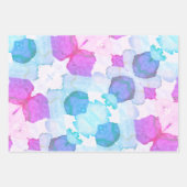 Green abstract art Magical wallpaper Geschenkpapier Set (Vorderseite 3)