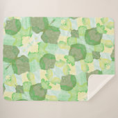 Green abstract art Magical wallpaper Sherpadecke (Vorderseite (Horizontal))