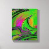 Green Abstract Canvas Print  Leinwanddruck (Vorderseite)