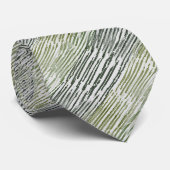 Green Abstract Diagonal Lines Tribal Vibe  Krawatte (Gerollt)