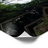 GREEN ABSTRACT DRAWING. SAMER BRASIL 1 POSTER (Ecke)