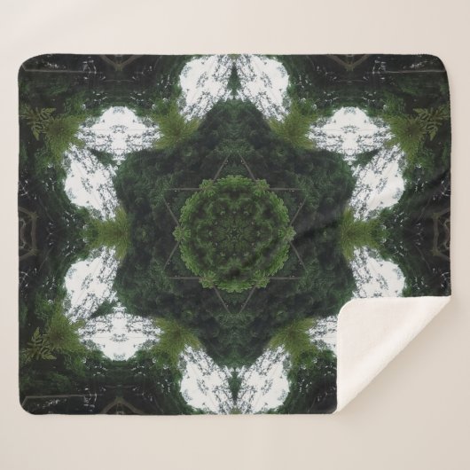 GREEN ABSTRACT DRAWING. SAMER BRASIL 1 SHERPADECKE (Vorderseite (Horizontal))