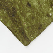 Green abstract painting fleecedecke (Ecke)