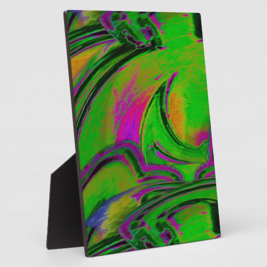 Green Abstract Plaque  Fotoplatte (Seite)