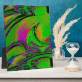 Green Abstract Plaque  Fotoplatte (Seite)