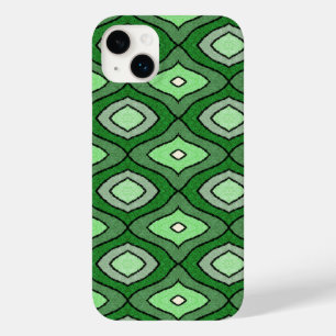 Green abstracted Case-Mate iPhone Fall 14 Plus Hülle