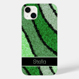 Green abstracted Case-Mate iPhone Fall 14 Plus Hülle
