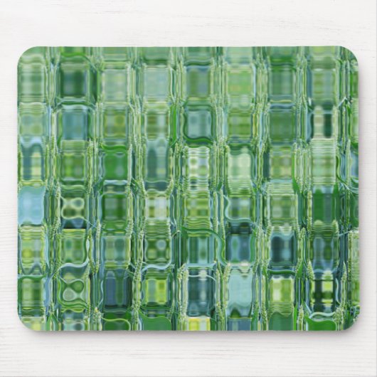 Green Abstrakt Glass Mouse Pad Mousepad (Vorne)