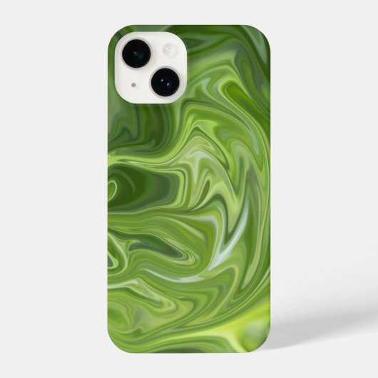 Green Abstrakt Mobile Case iPhone Hülle (Rückseite)
