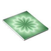 Green Abstrakt Star Notizblock (angewinkelt)