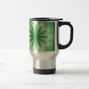Green Abstrakt Star Reisebecher