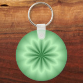 Green Abstrakt Star Schlüsselanhänger (Vorderseite)