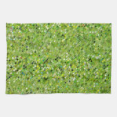 GREEN Abstraktes Muster Geschirrtuch (Horizontal)