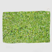 GREEN Abstraktes Muster Golfhandtuch (Horizontal)