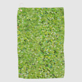 GREEN Abstraktes Muster Golfhandtuch (Vorderseite)